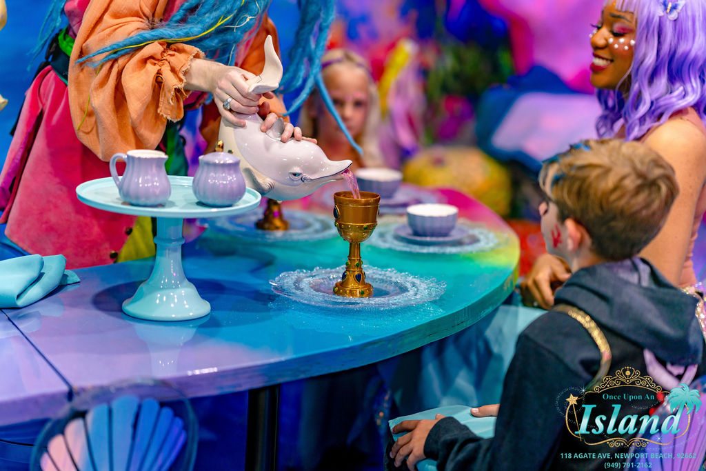 A real mermaid transformation at Once Upon an Island
