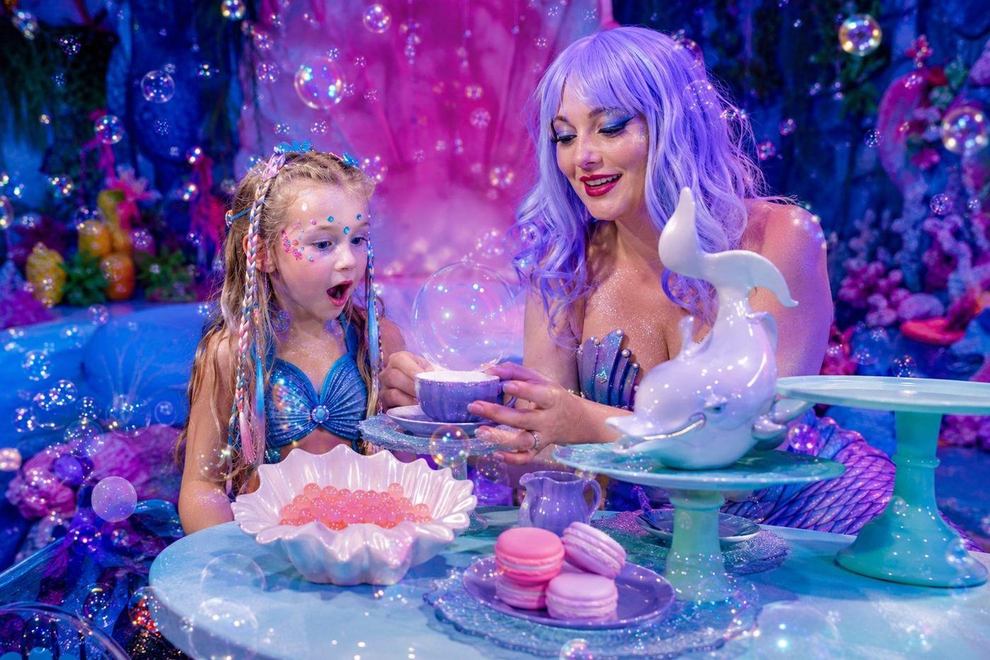 A real mermaid transformation at Once Upon an Island