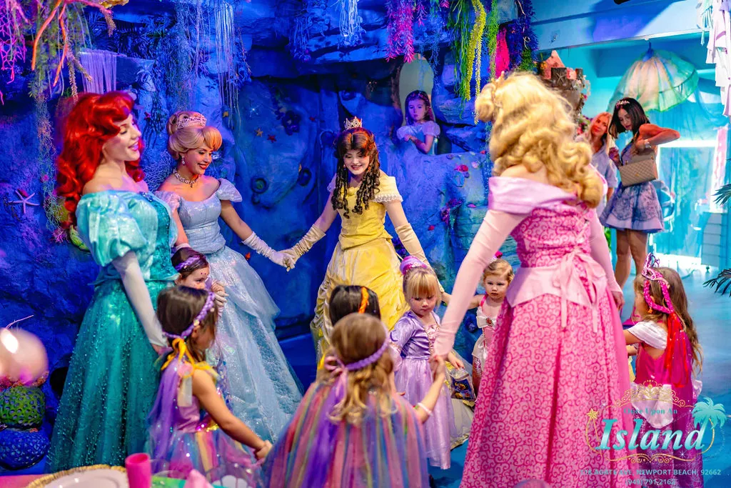 Real Ultimate Princess Tea Party moments at Once Upon an Island