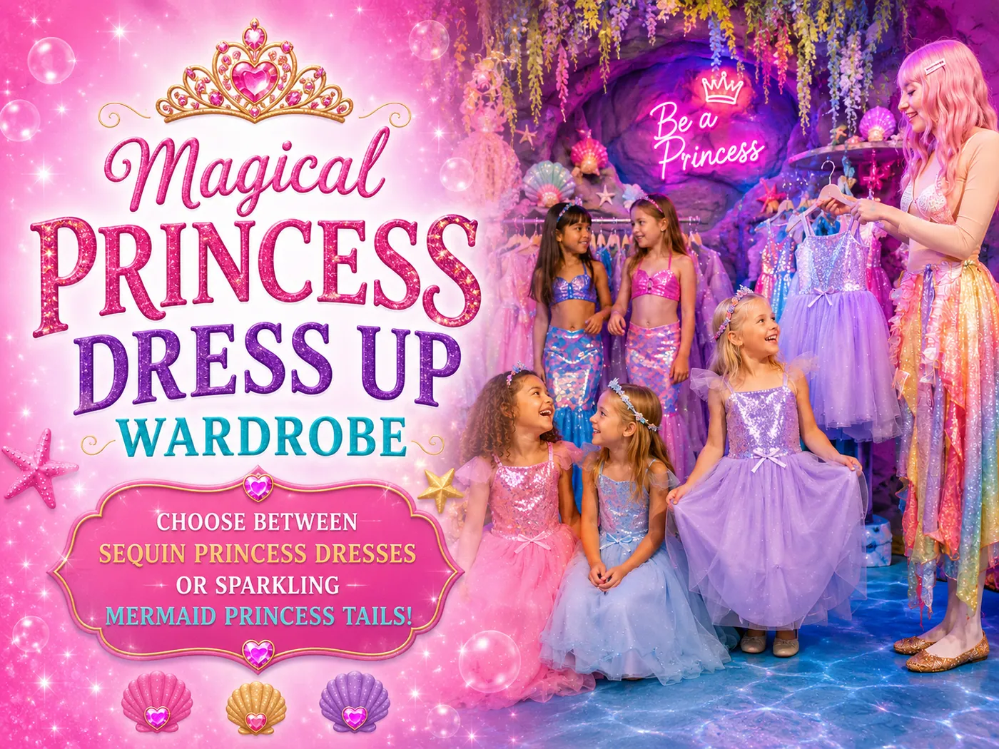 What the Ultimate Princess Tea Party includes, card 2
