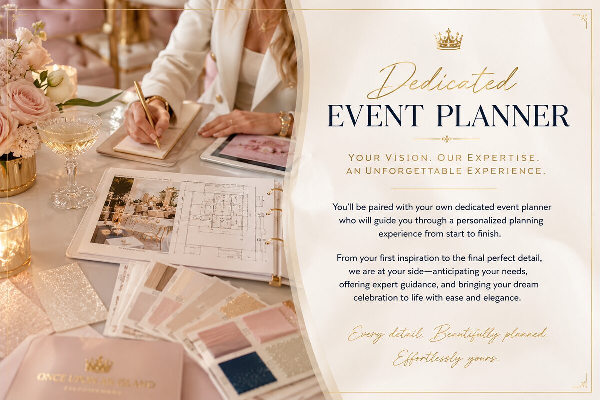 What every VIP Bespoke Experience includes &mdash; Dedicated event planner