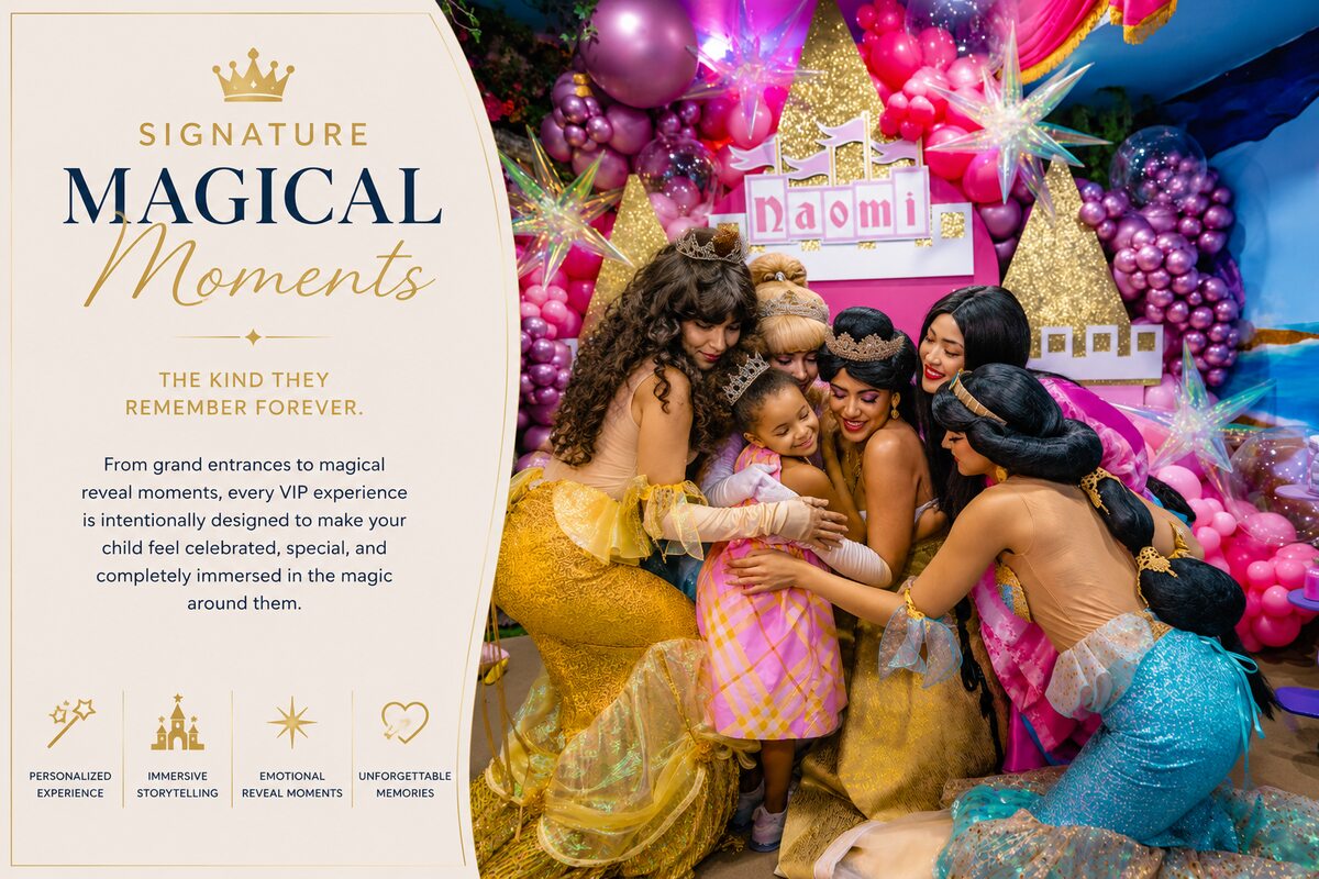 What every VIP Bespoke Experience includes &mdash; Magical reveal moments