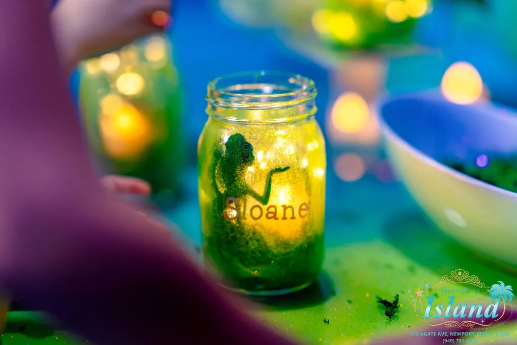 Personalized firefly wish jars for every guest
