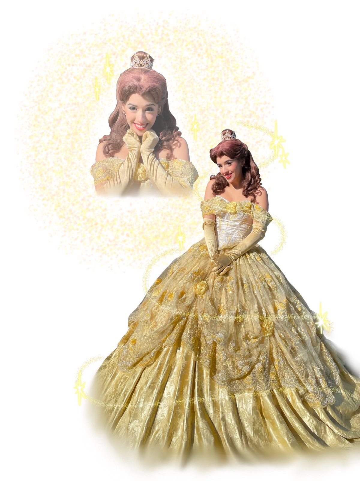 An Once Upon an Island traveling character, available for birthday parties across Orange County