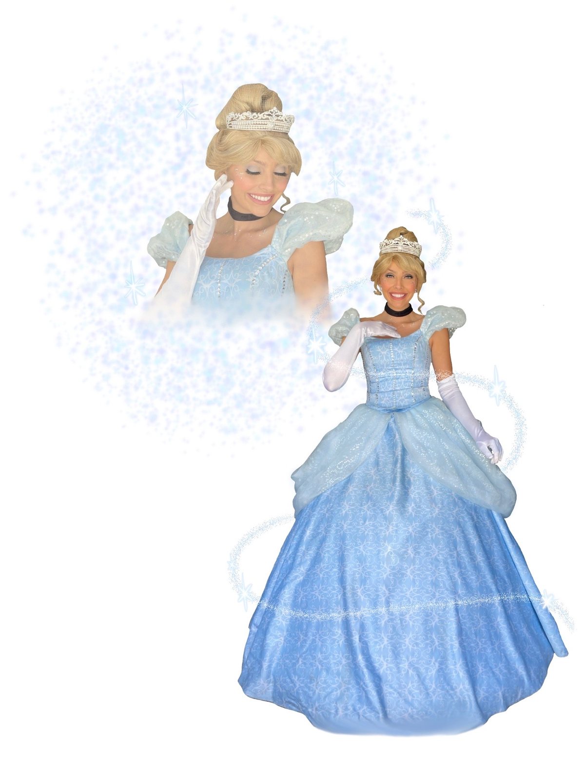 Cinderella, a professional Once Upon an Island character available for birthday parties in Orange County