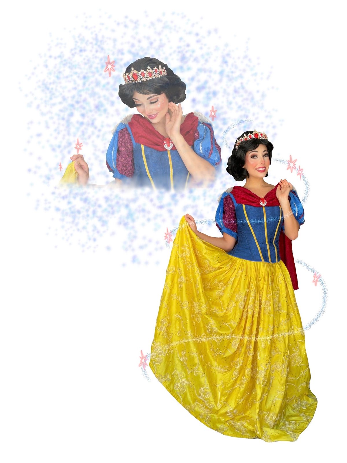 Snow White, a professional Once Upon an Island character available for birthday parties in Orange County