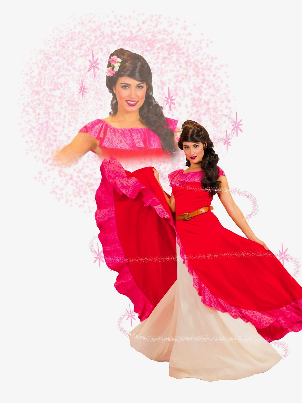 The Spanish Princess, a professional Once Upon an Island character available for birthday parties in Orange County