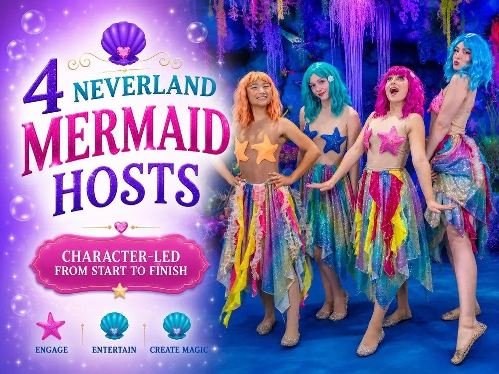 What every Signature Mermaid Party includes, card 2