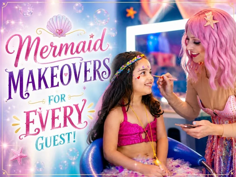 What every Signature Mermaid Party includes, card 5