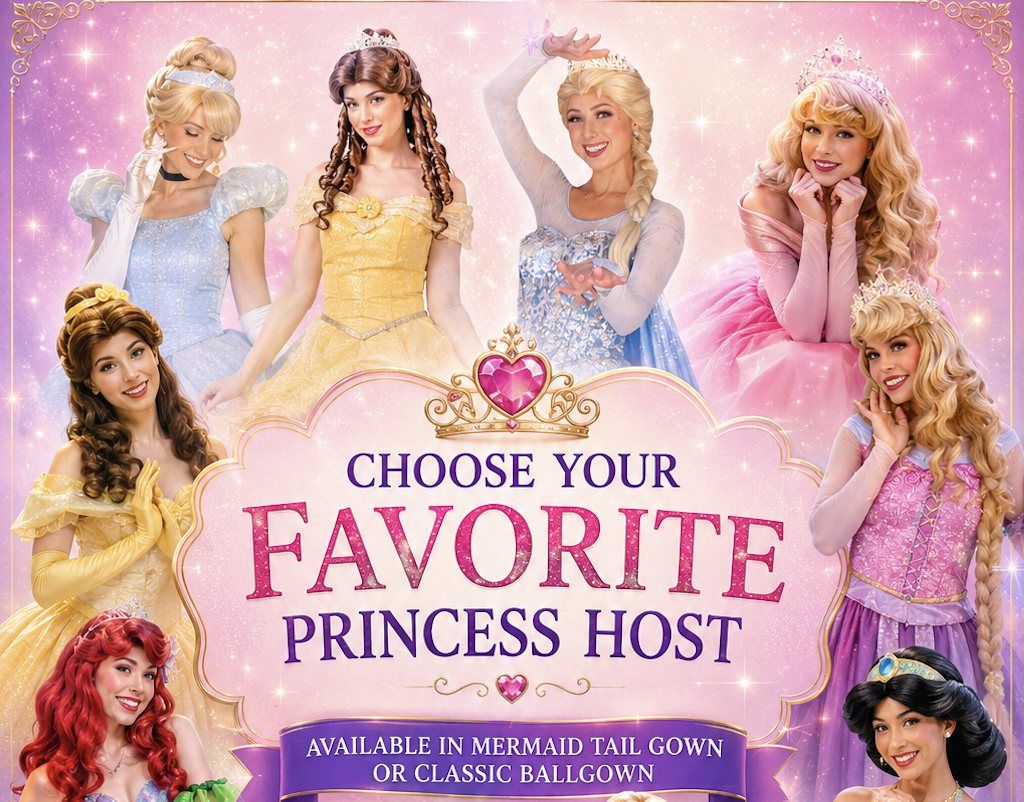 What every Princess Tea Party includes, card 6