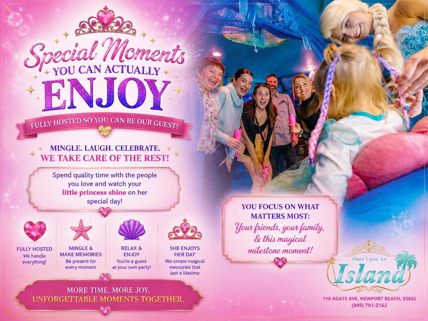 What every Princess Tea Party includes, card 12