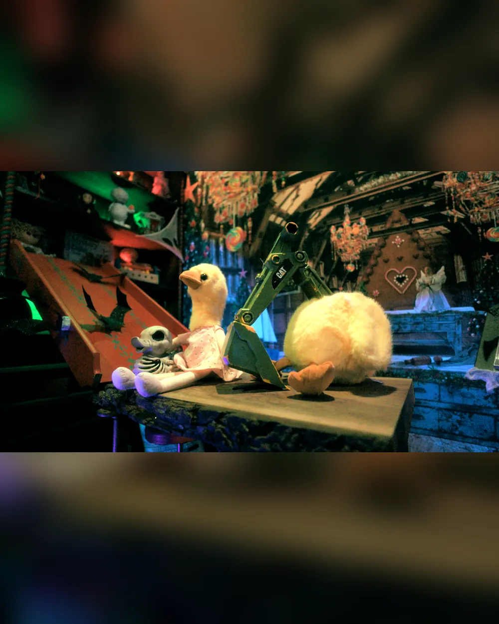 Sally in her laboratory at Halloween at the North Pole, photo 4